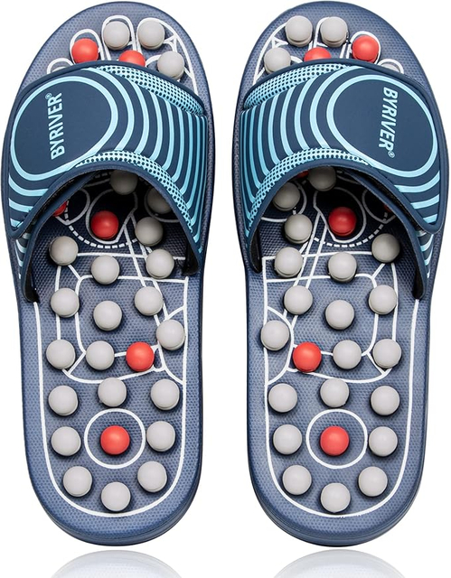 Comfortable Reflexology Sandals for Relaxation and Foot Pain Relief Plantar Fasciitis Relief Foot Massager