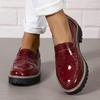 Womens Loafers Comfortable Platform Penny Loafer Chunky Heel Business Casual Dress Shoes 2025 Fashion Leather Women's Loafers & Slip-ons