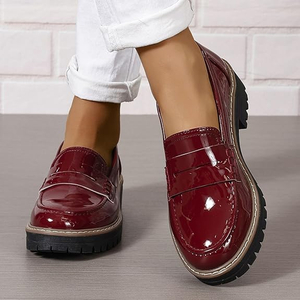 Womens Loafers Comfortable Platform Penny Loafer Chunky Heel Business Casual Dress Shoes 2025 Fashion Leather Women's Loafers & Slip-ons