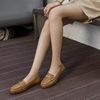 Women's Comfortable & Lightweight Leather Loafers Slip-Ons Driving Mocs Walking Shoes Cute Business Casual Dress Shoes Work Flats for Women