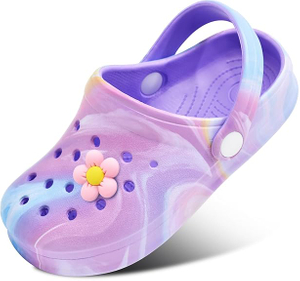 Kids Clogs Shoes Boys Girls Garden Slip On Shoes Toddler Clogs Children Slides Slippers Indoor Outdoor Beach Pool Shower Sandals