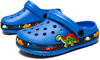 Little Kids Clogs Cute Cartoon Boys Girls Garden Clogs Toddlers Non-Slip Breathable Slides Sandals Children Lightweight Beach Pool Shower Slippers
