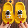Summer Children's Casual Kids Slippers Solid Color Breathable Non-Slip Home Bathroom Beach Soft Slippers Boys Girls Indoor Shoes