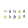 Women Men Summer Beach Shark Slippers Top Fins Charms Cartoon Pvc Cheese Clogs Charms Accessories Shoe Buckle Decoration