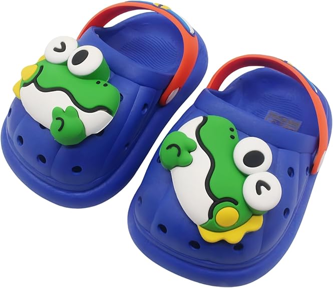 Toddler Shoes Little Kid Clogs Slide Sandals for 0-8yrs Kids Unisex Girls Shoes and Boys Shoes Garden Shoes Cartoon Slides Slip-Resistance Sandals Beach Slippers