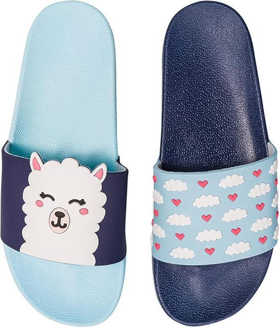 Slides & Slippers for Women & Men Summer Non Slip Shower Sandals Funny Designs Beach Shoes for Home Garden Bathroom Pool Gift