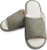 Light Vintage Faux Leather Slippers - Breathable, Unisex, Minimalist Home Use, Non - Slip