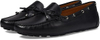 Womens Casual Comfortable Genuine Leather Lightweight Driving Moccasins Classic Fashion Tiebow Slip On Ladies Driving Loafer Flat Shoes