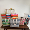 Women's bag 2024 new ethnic simple minority single shoulder diagonal commuter texture bag women's bag fashion
