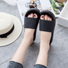  fashion all-in-one high-heeled mid-heel slippers women wear thick soles network red ins Korean non-slip sandals women