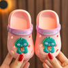 Summer Beach Sandals Cartoon Dinosaur Slippers Girls Boys Slides Clogs Flats Kids Garden 