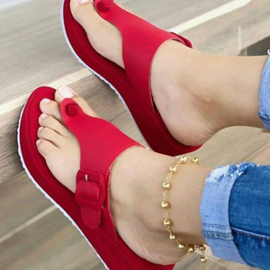 Wedge Platform Sandals Casual Beach Flip Flops for Women Summer Comfortable Walking Wedges for Indoors or Outdoors