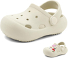 Toddler Classic Clogs Skin-Friendly Comfy Lightweight 丨Boys Girls Slip On Water Shoes