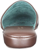 Men's Genuine Leather Scuff Slippers with Memory Foam Insole and Leather Outsole