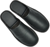 Leather Slippers Men's Women's Leather Room Shoes Natural Cowhide Luxury Solid Color Unisex