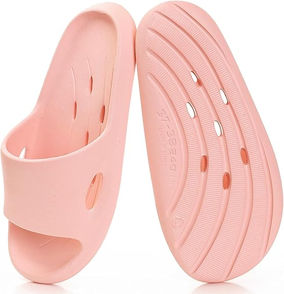 Shower Shoes Men Slippers Sandals Women Bathroom Non-Slip Flip-Flops for College Dorm Room Essentials Shower Sandals Slides Gym Spa Pool