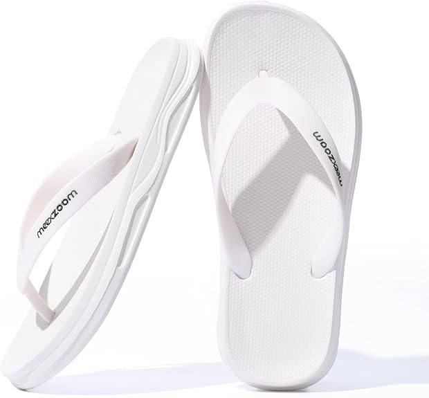 Womens Flip Flops Comfortable Cushion Slip On Beach Thong Sandals for Women Non-Slip