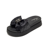 Wedges Platform Woman Bohemian Women's Summer Footwear Summer Slipper with Bow Large Size 
