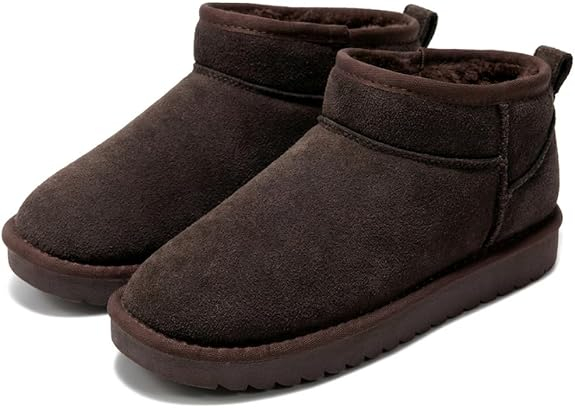 Chic & Practical: Water-Resistant Faux Fur Lined Boots for Cold Days 