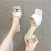 Fashion Slides Comfortable Commute Heels Party Shoes Sandals Casual Shoes Summer Women's Slippers