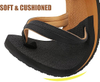 Womens Two-Tone Flip Flops with Arch Support Comfort Beach Thong Sandals Indoor Outdoor