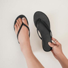 Flip Flops Sandals for Women, Summer Fashion Leather Slippers, Lightweight Comfortable Beach Sandals Slip On Flat Dressy Size 6-10