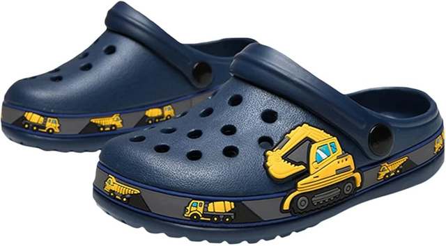 Toddler Clog Slippers Garden Sandals Slip On Water Shoes Sneakers Cartoon Slides for Boys and Girls Children Beach Pool Shower