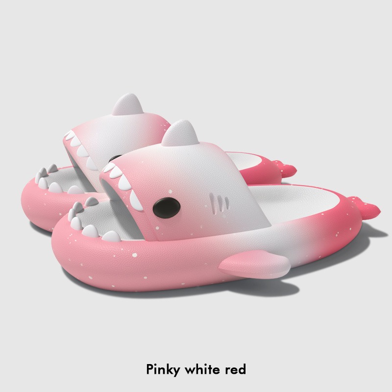 Popular Shark Sandals Starlight Shark Slippers Summer Thick-Soled Non-Slip Couples Outdoor Sandals