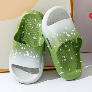 Summer Children's Slippers Casual Sky Gradient Soft Home Bathroom Slippers Non-Slip Girls Boys Slippers Shoes