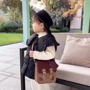 Fashion PU Leather Crossbody Handbag Cute Girls Women Shoulder Bags Children Kids Bags