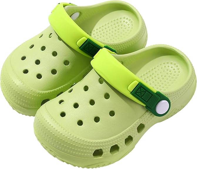 Kids Toddler Clogs Boys Girls Slip on Slides Sandals Children Summer Beach Pool Outdoor Water Shoes Shower Slippers