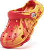 Kid's Tie Dye Clogs Garden Shoes Cartoon Slides Toddler Sandals Beach Slipper Girls Boys
