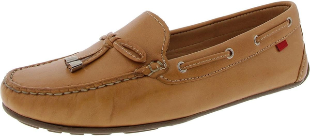 Womens Casual Comfortable Genuine Leather Lightweight Driving Moccasins Classic Fashion Tiebow Slip On Ladies Driving Loafer Flat Shoes