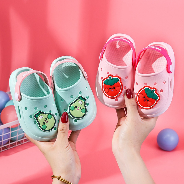 Children Kids Clogs cartoon Summer Garden Beach Slippers animal Sandals Baby Shoes
