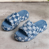 Denim Rome Thick Women Slipper Summer Platform Heels Women Sandals Casual hi Beach Ladies Slides Fashion Dress 