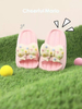 Children Girls Wearing Soft Soled Slippers Outside Cute Bow Anti Slip Bathroom Slippers Contrast Color Kid Slippers
