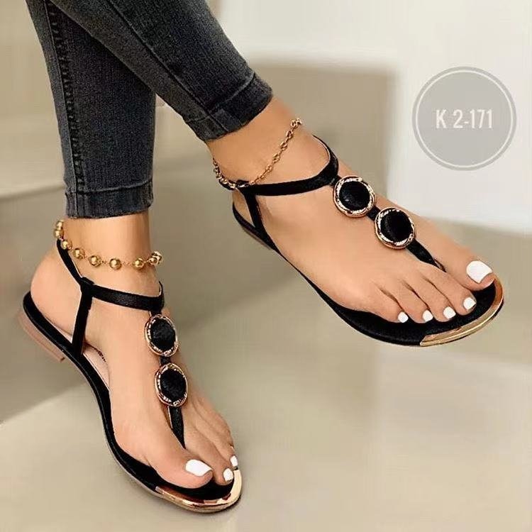 Casual Summer Sandals,Outdoor Summer Sandals,Metal Summer Sandals,Ladies Summer Sandals,Women Summer Sandals