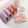 Winter Home Plush Bedroom Slippers For Women Couples Non Slip House Shoes Unisex Men Indoor 