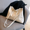 Autumn and Winter Retro Handbag Japanese and Korean Soft Leather Shoulder Bag Large Capacity 
