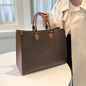 square Luxury Women Handbags Letter Shoulder Bags Female PU Shopper 