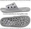 Shower Sandal Slippers with Drainage Holes Quick Drying Bathroom Slippers Gym Slippers Soft Sole Open Toe House Slippers for Men and Women
