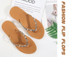 Women's Rhinestone Flip Flops with Comfort Arch Support Yoga Mat Cushion Sandals Fashion Summer Beach Travel Orthotic Walking 