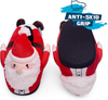Santa Slippers Secret Santa Gift Funny Holiday Slippers for Men Women & Kids 3 Sizes: S, M, L Gag Gift