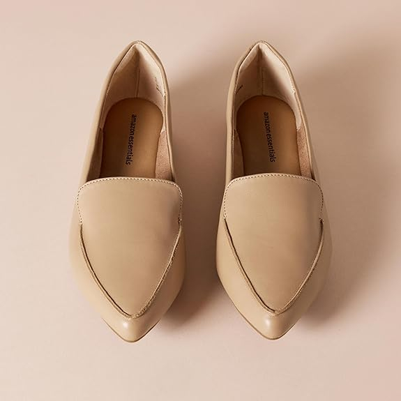 Womens Essentials Women's Loafer Flat Business Casual Dress Shoes 2025 Fashion Leather Women's Loafers & Slip-ons