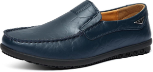 Men's Everyday Leather Loafers, Slip-On, Fashionable and Comfortable