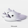 Upgraded Shark slide feature an ultra-rebound sole Shark Pillow Slides Novelty Womens Mens Sandals Gradient color print Beach Pool Shower Shoes with Cushioned Thick Sole Cloud Slides