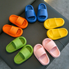 Summer Children's Casual Kids Slippers Solid Color Breathable Non-Slip Home Bathroom Beach Soft Slippers Boys Girls Indoor Shoes