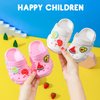  Boy Girl Cute Hollow Children's Slippers Out Hole Shoes Toddler Cartoon Clogs Girls Sandals 