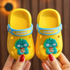 Summer Beach Sandals Cartoon Dinosaur Slippers Girls Boys Slides Clogs Flats Kids Garden 