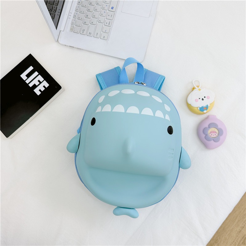 New Cartoon Shark Eggshell Backpack bags Cute Children Shoulder Purse Lovely School Bag For Kid girls boys bags
